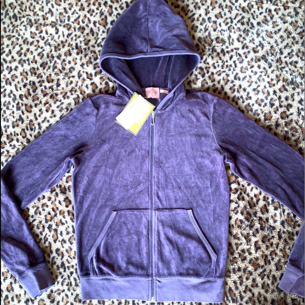 Brand New With Tags Women’s Juicy Couture Zip Up Hoodie Size Medium